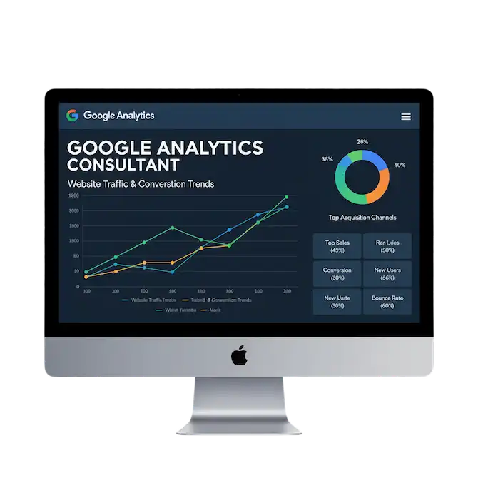 Google Analytics consultant services specialist TimeZ Marketing helps businesses track, measure, and optimize performance.