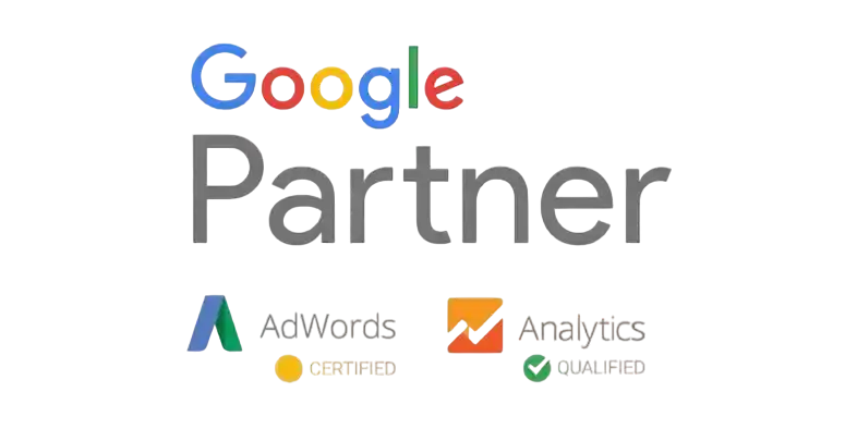Google Partner for Google Ads (AdWords) & Google Analytics 4 (GA4) expertise and certified services.