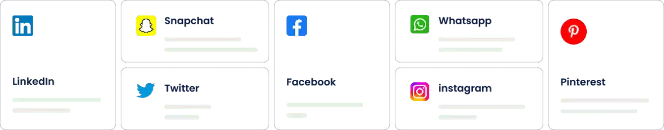 Paid social consulting services channels include Facebook, Instagram, LinkedIn, and other major platforms.